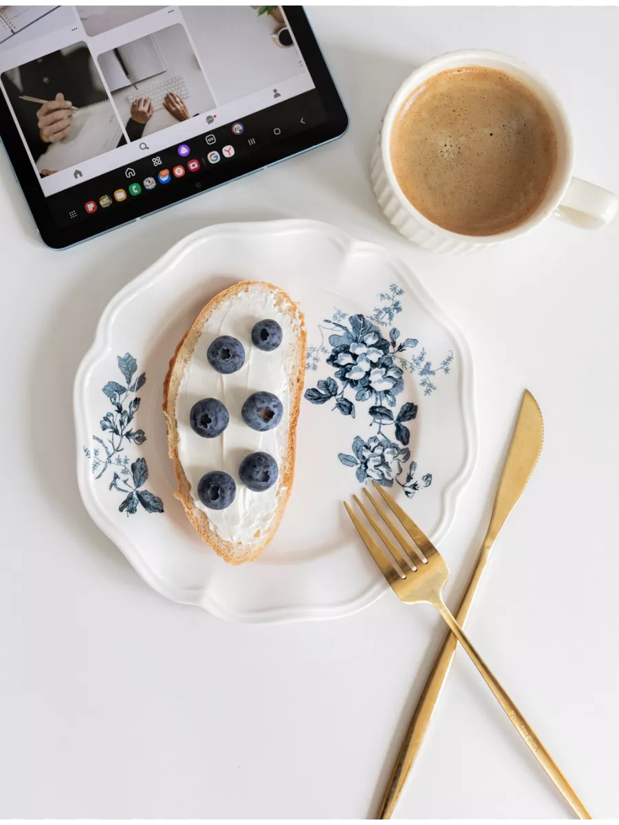 Тарелка керамическая, 19 см — деталь 3